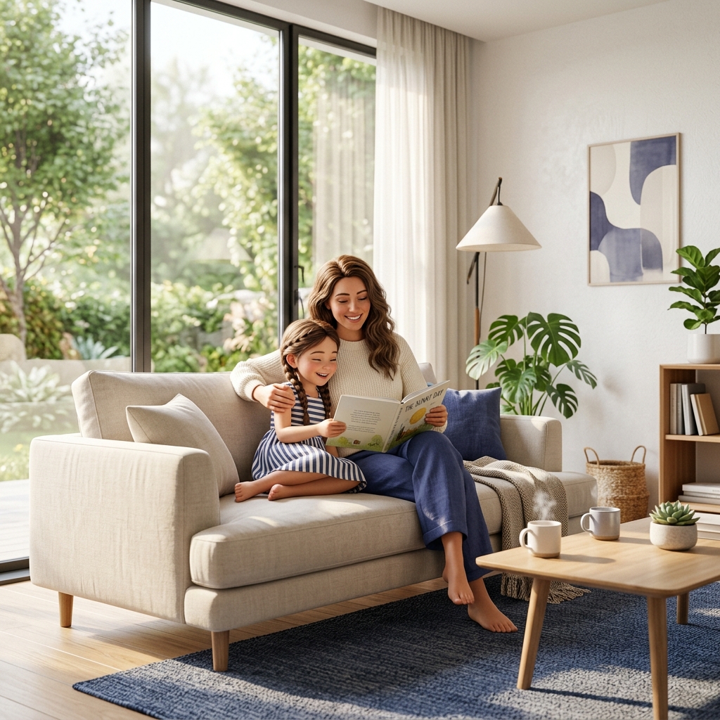 Happy Family Illustration